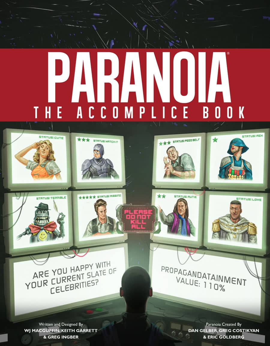 Paranoia The Accompolice Book image 0